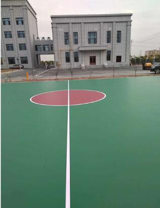 蘭州新區檢察院硅pu球場(chǎng)工程案例